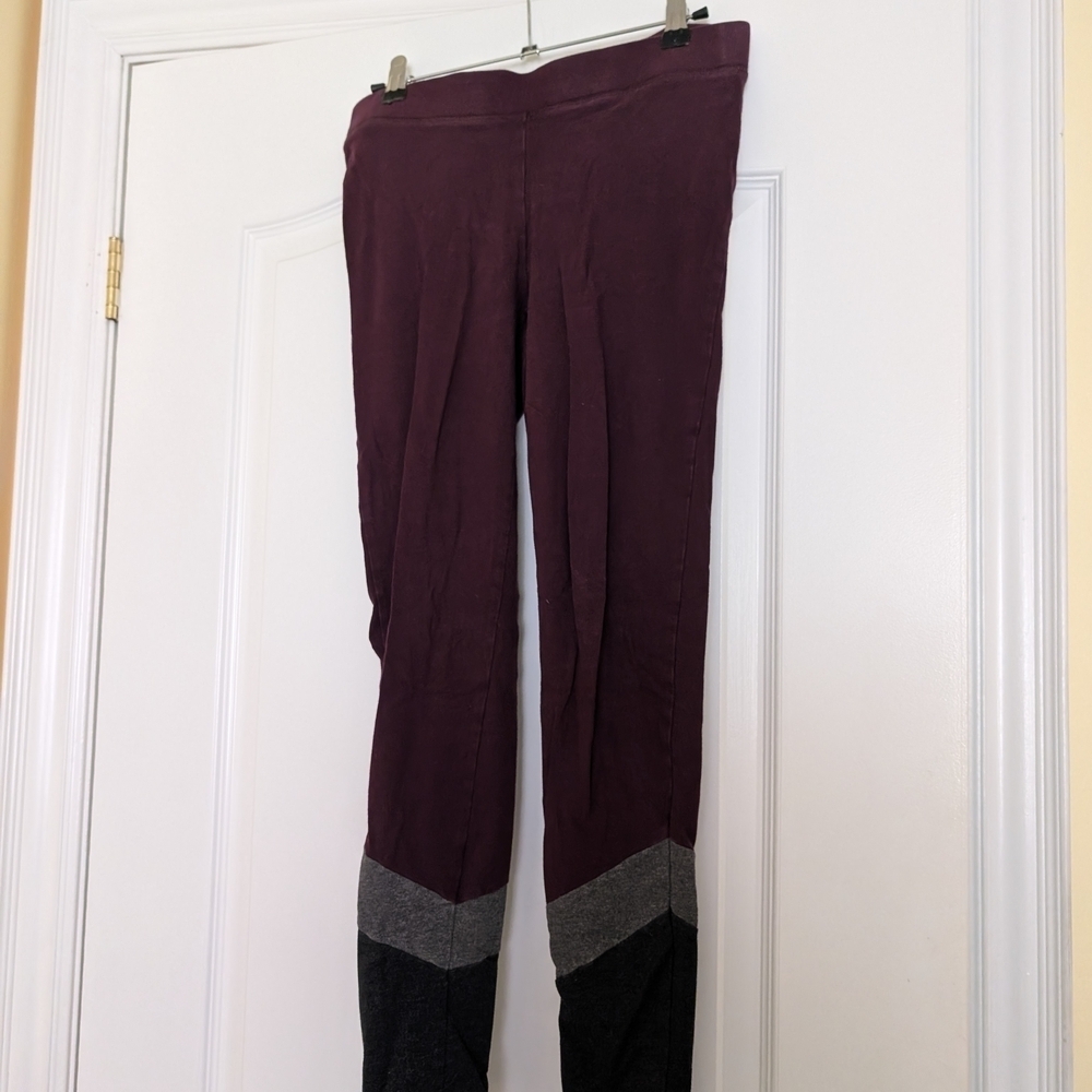 Purple and Gray Leggings Aerie Small